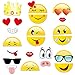 Emoji Photo Booth Props(38Counts),Konsait Funny Emoji-Icon Smiley Face Photo Booth with Sticks Party Camera Props for Birthday Party Favor Supplies Decoration Wedding Reunion Party Accessroies
