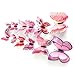 Vovotrade 12Pcs 3D Butterfly Magnet Wall Stickers Thanksgiving Christmas (Pink)