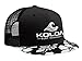 Koloa Surf(tm) Mesh Back Trucker Hat Hawaiian Bill Hat-White Logo