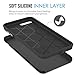 For iPhone 8 Plus Case / iPhone 7 Plus Case, MoKo Shockproof, Ultra Slim Protective Case Dual Layer Non-slip Grip Protection Cover for Apple iPhone 8 Plus / iPhone 7 Plus - Black