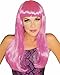 Rubie's Costume Hot Pink Glamour Wig, Hot Pink, One Size