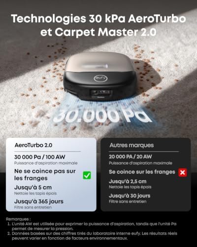 Robot aspirateur Laveur Omni S2 avec Station UniClean™ 12-en-1