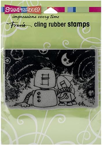 Stampendous Cling Rubber Stamp, Screwloose Night Sky