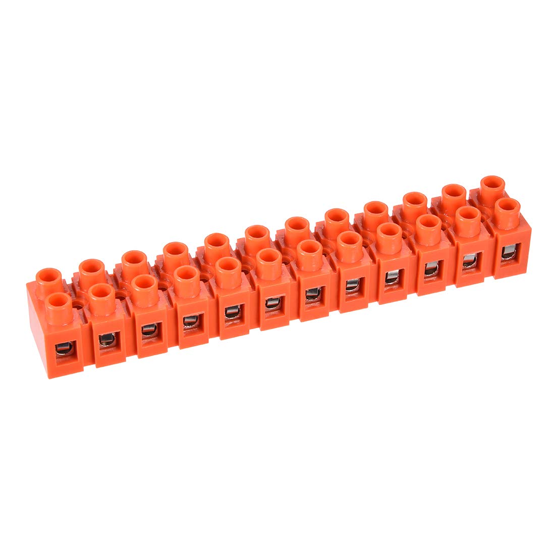 5 Pcs 600V 36A Dual Row 5 Positions Screw Terminal Electric Barrier