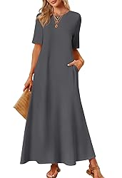 MEROKEETY Women's 2025 Spring Summer Casual Maxi