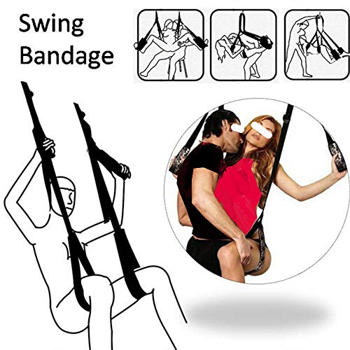 Aeterna Fantasy Love Swing, Hanging Over The Door Swing Private Gifts for Lover, Adjustable Swing Straps