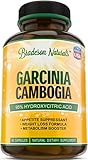 Pure Garcinia Cambogia Extract. 95% HCA Capsules. 100% All Natural Appetite Suppressant & Carb Blocker. Weight Loss Supplement for Men & Women. Non-GMO, Gluten Free & Made in USA