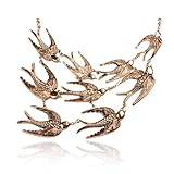 Jane Stone Vintage Swallow Alloy Necklace Frontal Fashion Bib Statement Jewelry (Fn0608)