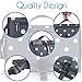 Portable Changing Pad Travel Kit - Baby Lightweight Waterproof Infant Compact Clutch Station with Detachable Foldable Mat with Built-in Cushion Storage Pockets Wrist Strap Easy to Clean with Wipes