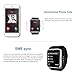 Wingtech Smart Watch Phone 1.54 Inch Phone Syc Fully Support Android 4.3 above and iPhone5s /6/6s/7/7s/8 (Partial Functions for iPhone) (Silver)