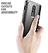 OnePlus 6 Case, Poetic Karbon Shield [Shock Absorbing] Slim Fit TPU Case with [Carbon Fiber Texture] for OnePlus 6 Black