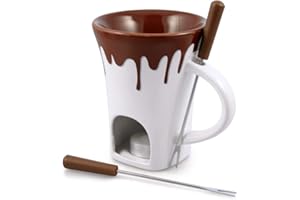Swissmar F12064 4-Piece Nostalgia Chocolate Fondue Mug Set