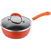 Pot Baby Food Supplement Pan Non-Stick Deep Sauté Chef Pan Dishwasher Safe, Scratch Resistant, with Easy Food Release Interio