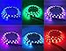 TOPMAX RGB Multicolor USB 100cm/3.28ft 5V Waterproof 30 Led Strip Light TV Backlight Bias Lighting for HDTV, Desktop,Tablet etc.