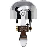 Crane Bike Bell E-Ne Bicycle Bell, Made in Japan for Road Bikes or Mountain Bikes, Fits All Handle Bar Sizes &amp; Types