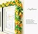 Yatim 8ft Sunflower Garland Pack of 2 Foliage Simulation Silk Flowers for Home Room Hotel Office Garden Wedding Garland Outside Decoration