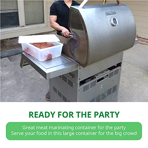 2.4 gal Produce Saver Containers for Refrigerator, Pizza Dough Proofing