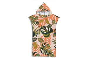 LOMTRATS Quick Dry Surf Poncho Changing Towel Robe Hoodie for Adults Men Women,Microfiber Swimming Beach Surfing Diving Home Hot Springs Bathing Parka