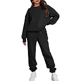 Trendy Queen Sweatsuits Women 2 Piece Outfits Two Piece Crewneck Sweatshirts Sets Lounge Fall Sweatpants 2026 Tracksuits
