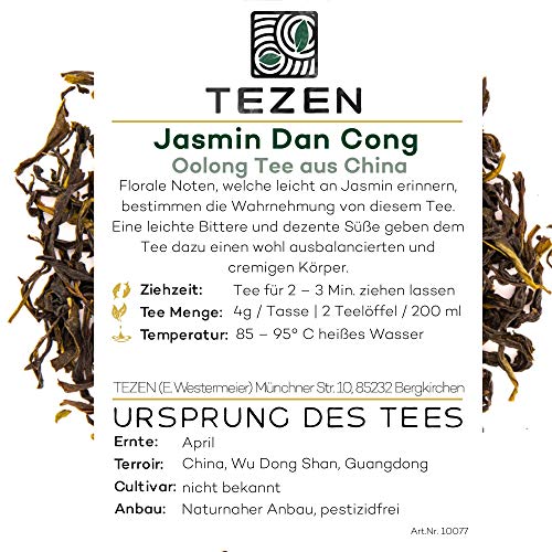 Jasmin Dan Cong Oolong Tee aus China | Premium China Tee 50 g – Bild 4