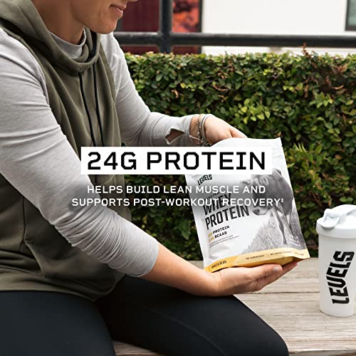 Levels Grass Fed 100 Whey Protein, No Hormones, Vanilla Bean, 1LB
