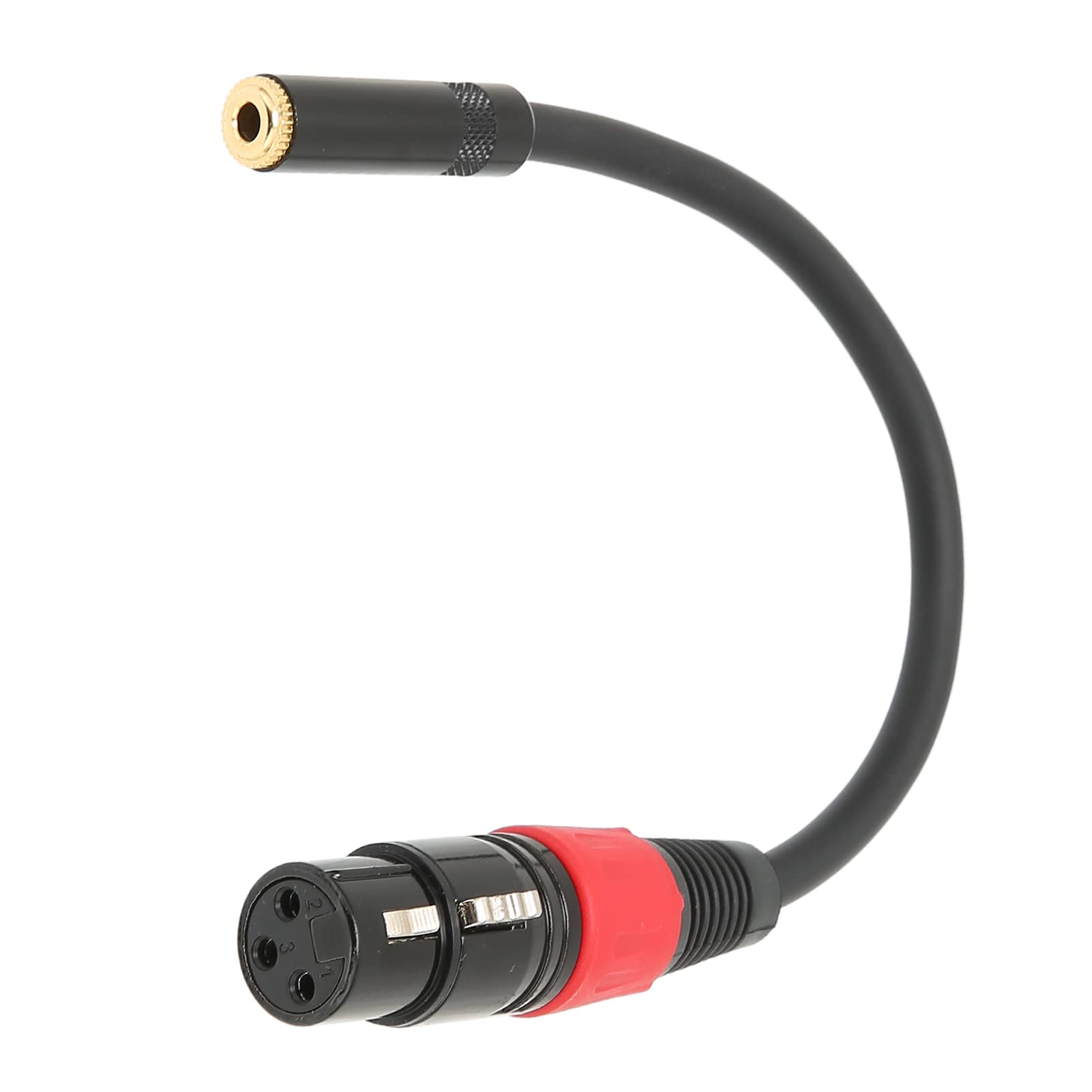3.5mm to XLR Female Cable, Professional XLR Female Connector Mini Jack Microphone Converter Wire for Camera Computer (Caron female to 3.5 female 1m)