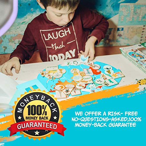 Picnmix Continents Globes for Children Board Game Map of The World