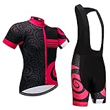 Uriah Women's Cycling Jersey Black Bib Shorts 3D