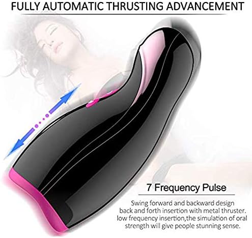 Llovery Piston Cup Men Deep Throat, Vǐbrating Orál Cup, Sucking Endless Pleasure, Adǔlt Toys for Men Safe Silicone