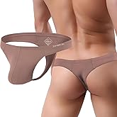 HASWECHYS Mens Sexy Thong Underwear Low Rise T-Back Underpant Hot G-String Bikini