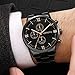 Fashion Sport Luxury Quartz Military Stainless Steel Dial Leather Band Wrist Watch,Outsta Round Case Wristwatch Hot!!! (G)