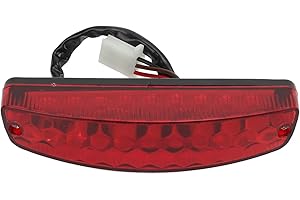 Vehicle Tail Lights,Quad Tail Light,LED Tail Brake Light,ATV Rear Brake Light 3PIN Waterproof Replacement for Taotao ATVs Qua
