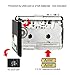 USB Cassette Player Tape to MP3 Converter, Portable Walkman Audio Music Player Cassette-to-MP3 Converter with Earphones, No PC Required