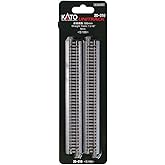 Kato N Scale Unitrack 7 5/16" 186mm Straight Track - 4 per package