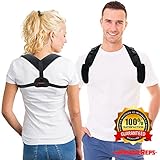 PrimalReps Back Posture Corrector For Women & Men - Discreet Posture Brace For Hunching & Slouching - Adjustable Back Brace For Improving Posture - Clavicle Brace, Posture Support For Back Pain Relief