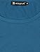 Allegra K Women's Cat Pattern Short Sleeves Round Neck Tunic Tee XL Blue
