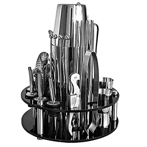 Keifen 30 Stück Bar Cocktail Set 30 Stück Bar Cocktail Set Boston Shaker Drink Making Kit Edelstahl Mixer Making… – Bild 6