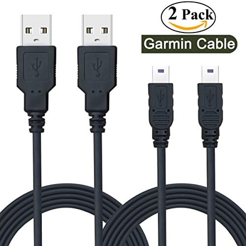 10 Ft USB Charger Cord for Garmin GPS Navigator Nuvi 57 50lmt 52lm 55lmt 57lm 67lm 2557lmt 2589lmt 2597lmt 2599lmthd 2639lmt 2689lmt 2555lmt 2595lmt 40lm 255w Gpsmap 62s; Streetpilot C330