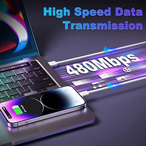 iPhone Charger, 3Pack 3FT MFi Certified Lightning Cable Fast Charging Cord Compatible with iPhone 14 13 12 11 XS XR X Pro Max Mini 8 7 6S 6 Plus 5S SE iPad iPod AirPods…