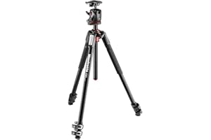 Manfrotto 190XPRO Aluminum 3-Section Tripod Kit with Ball Head (MK190XPRO3-BHQ2)