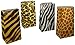24 Zoo Animal Print Paper Goody Bags