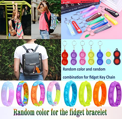2 Pack Large Pop Purse bag, Fidget Shoulder Bags for Girls Women Gift, Pop Kids Purse Handbag for Birthday School Party Supplies.