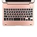BORIYUAN iPad mini Keyboard Case, Bluetooth Wireless Keyboard Folio Flip Smart Cover for Apple iPad mini 3/ Mini 2/ Mini 1 with Folding Stand and Auto Sleep/Wake Function (Rose Gold)