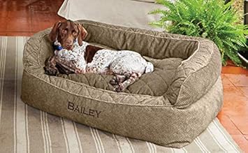 Orvis Memory Foam Couch Dog Bed Large Dogs Up To 27 40 Kg Brown