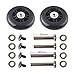 F-ber Luggage Suitcase Wheels Replacement Kit OD 64/68/70/75/78/84/90mm w/abec 608zz skate Inline Outdoor Skate Replacement Wheels Multiple Sizes, Set of (2) Wheels