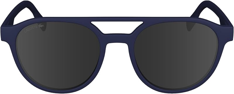 LACOSTE L6008S 424 MATE BLUE 53/19/145 Óculos de sol masculinos