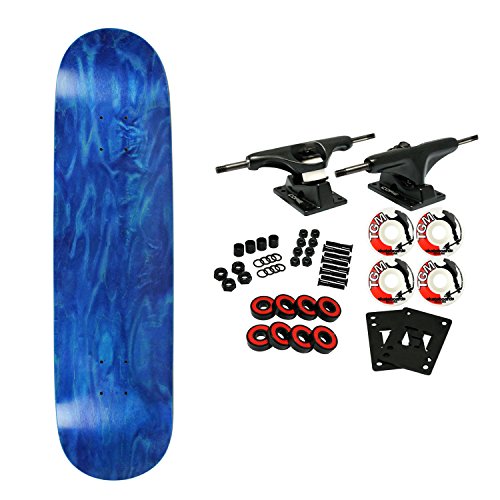 Moose Complete Skateboard STAINED BLUE 8.25