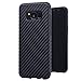 Dejavux Galaxy S8 Case Carbon Fiber Style Pattern Soft TPU Cover Shock Absorbing Shockproof Protective Case for Samsung Galaxy S8 (Black)