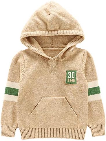 Moonnut Little Boys' Girls' Crewneck Striped Pullover Sweater (Baby boy/Toddler)