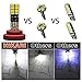 HIKARI Extremely Bright 3030 Chipset LED Bulbs for Car Interior Dome Map Door Courtesy License Plate Lights Compact Wedge T10 168 194 2825 Xenon White Pack of 10